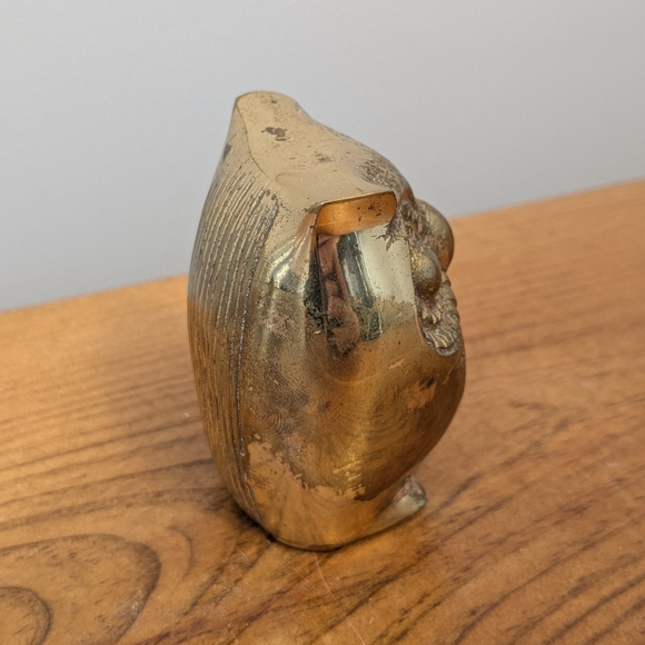 Vintage Brass Owl Figurine 🦉 - Picture 6 of 13